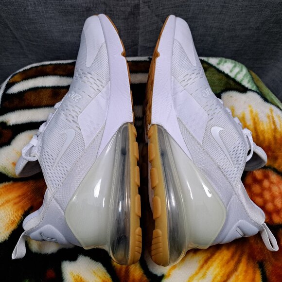%Size 14 Men Nike DC1702-100 Air Max 270 Triple White A5